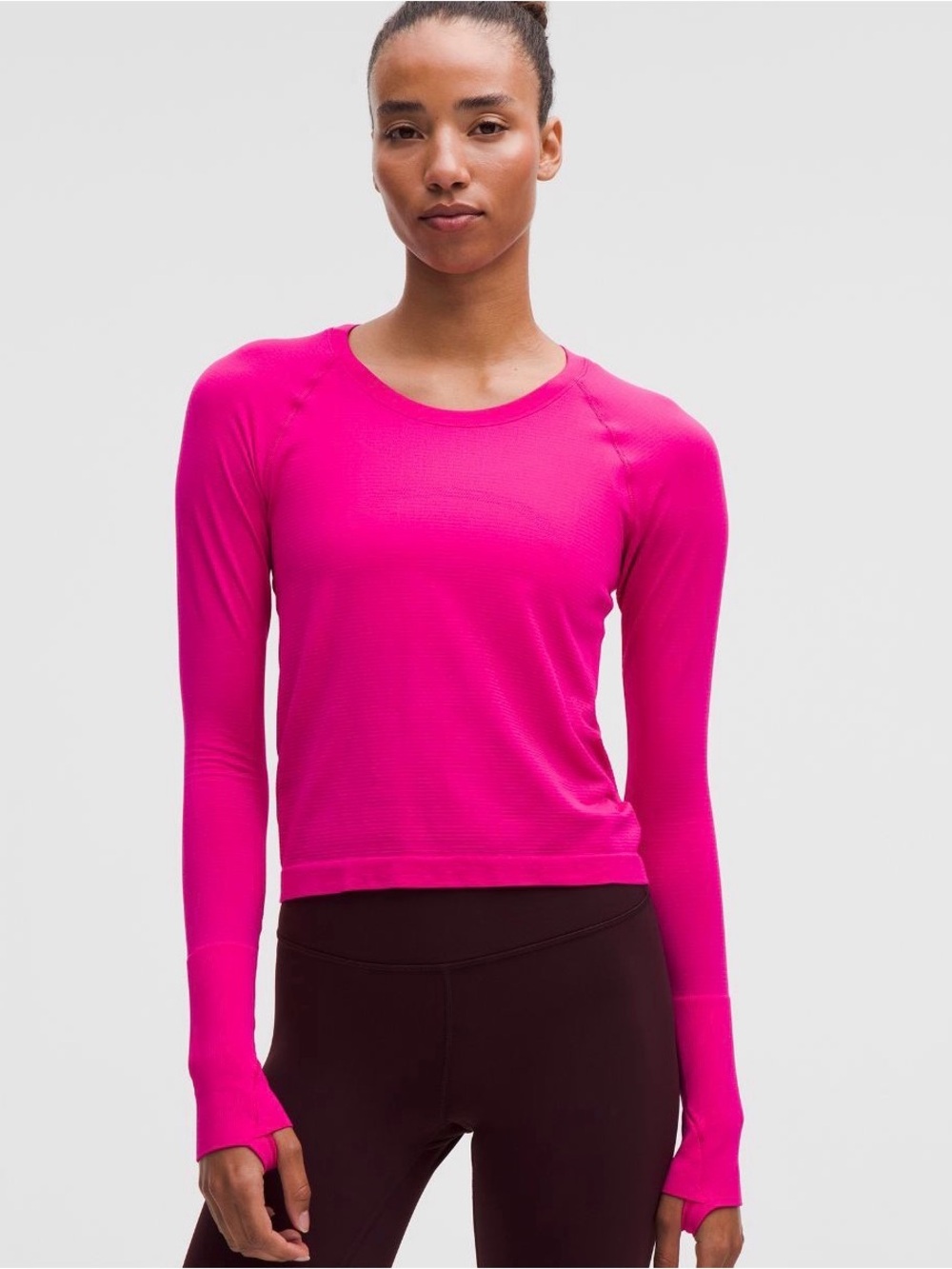 lululemon Swiftly Tech Long Sleeve 2.0 Race Jeweled Magenta Women’s 12 NWT